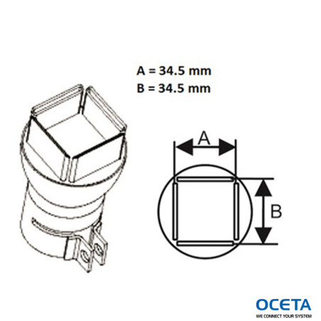 HCT, buse, 34,5mm x 34,5mm, QFP-240