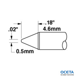 Cartouche, conique, 0,5mm (0,02 in)