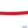 BLANK STRAP - 1/2" WIDE - RED