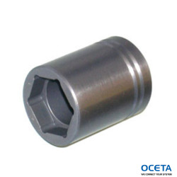 JAM NUT SOCKET - ALUMINUM