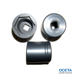 JAM NUT SOCKET - ALUMINUM