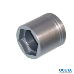 JAM NUT SOCKET - ALUMINUM