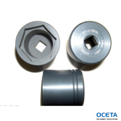 JAM NUT SOCKET - ALUMINUM