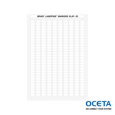 ELAT-32-747W-10 Etiquettes LaserTab