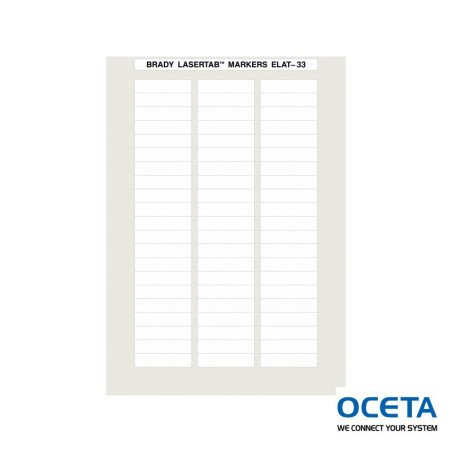 ELAT-33-747W-2.5 Etiquettes LaserTab