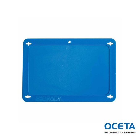 BLANK BLUE UTILITY TAG 2.5X4 Etiquettes VIP vierges — Grand format