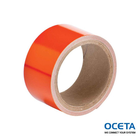 B957 2"X5YDS ORANGE REFLECTIVE TAPE Ruban rétroréfléchissant