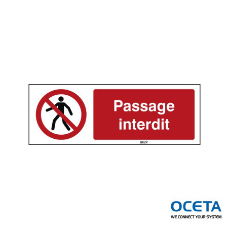 P/P004/FR453-PP-297x105/1-B Passage interdit