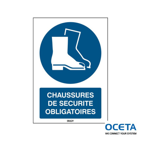 M/M008/FR165-SA-210x297/1-B Chaussures de sécurité obligatoires