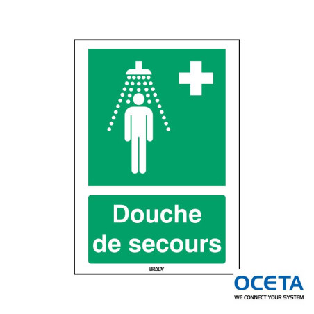 E/E012/FR35-PP-148x210/1-B Douche de secours 