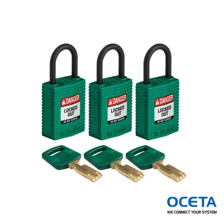 CPT-GRN-25PL-KA3PK Cadenas SafeKey – Compact