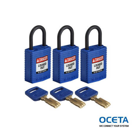 CPT-BLU-25PL-KA3PK Cadenas SafeKey – Compact