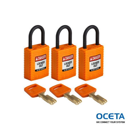 CPT-ORG-25PL-KA3PK Cadenas SafeKey – Compact