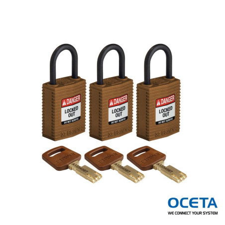 CPT-BRN-25PL-KA3PK Cadenas SafeKey – Compact