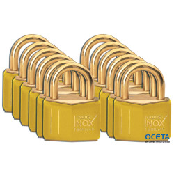 BRASS PADLOCK, 43 MM KD YELLOW  12/PAC Cadenas en laiton 