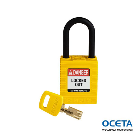 NYL-YLW-38PL-KD Cadenas SafeKey – Nylon