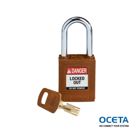 NYL-BRN-38ST-KD Cadenas SafeKey – Nylon