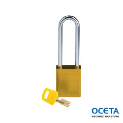 ALU-YLW-76ST-KD Cadenas SafeKey – Aluminium