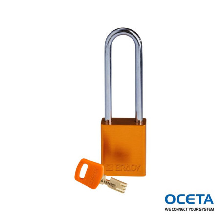 ALU-ORG-76ST-KD Cadenas SafeKey – Aluminium