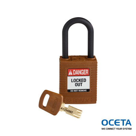 NYL-BRN-38PL-KD Cadenas SafeKey – Nylon