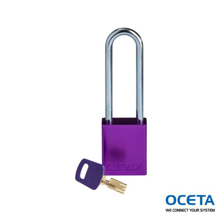 ALU-PRP-76ST-KD Cadenas SafeKey – Aluminium