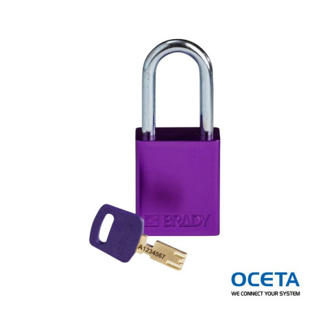 ALU-PRP-38ST-KD Cadenas SafeKey – Aluminium