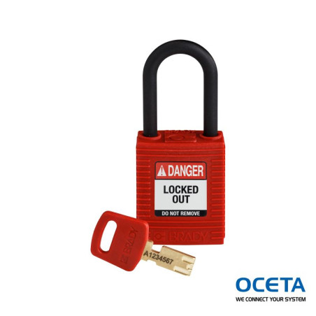 NYL-RED-38PL-KD Cadenas SafeKey – Nylon