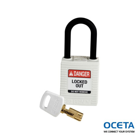 NYL-WHT-38PL-KD Cadenas SafeKey – Nylon