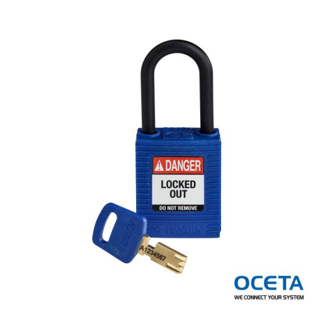 NYL-BLU-38PL-KD Cadenas SafeKey – Nylon