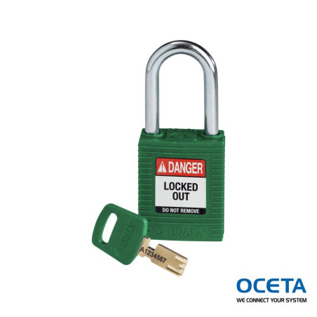 NYL-GRN-38ST-KD Cadenas SafeKey – Nylon