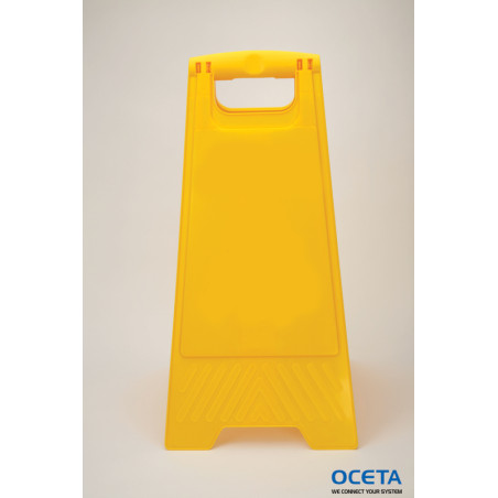 HEAVY DUTY FLOORSTAND -YELLOW-BLANK-AUST Panneaux sur pieds vierge