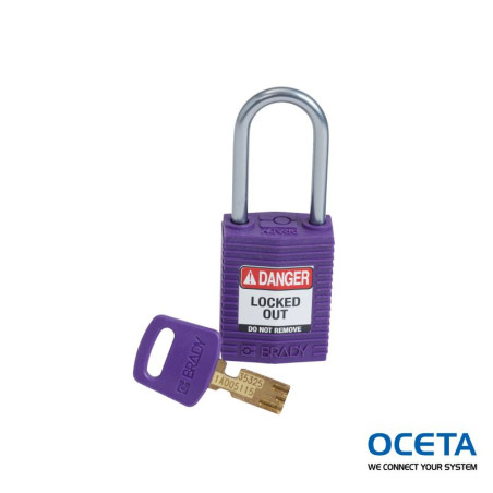 CPT-PRP-38AL-KD Cadenas de condamnation SafeKey Compact Nylon