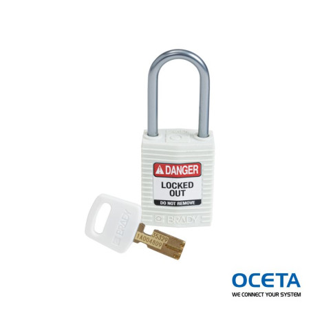 CPT-WHT-38AL-KD Cadenas de condamnation SafeKey Compact Nylon