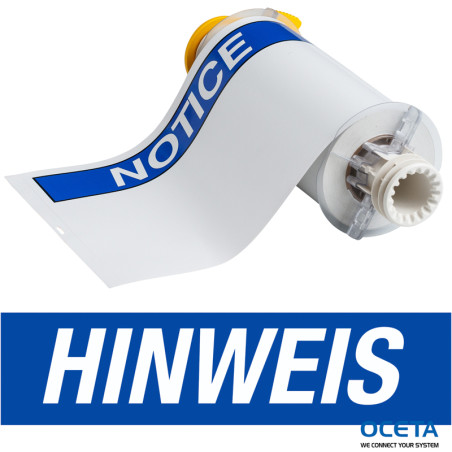 B85-178x254-595-HINWEIS BBP85 Etiquettes Vinyle  178x254 HINWEIS