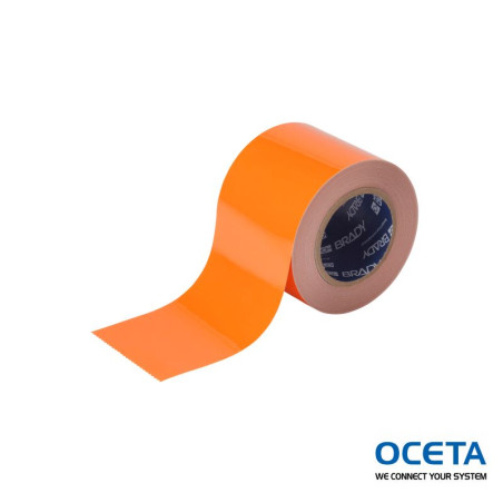 4" X 100' B505 ORANGE COLD FLOOR TAPE Ruban marquage sol ToughStripe™