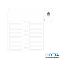 BPTRDS-30x4,4-7697-WT Inserts rigides pour marquage de fils DuraSleeve