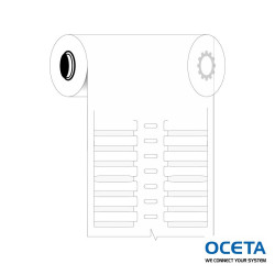 B33-30x4.4-7697-WT Inserts rigides pour marquage de fils DuraSleeve