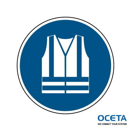 M/M015/NT/TM-DIA100-1  Gilet de sécurité haute visibilité obligatoire