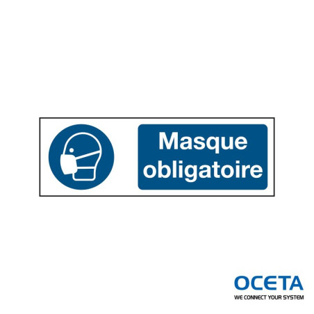 M/M016/FR399/TM-150X50-1 Signalisation ISO - Masque obligatoire