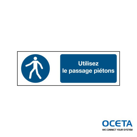 M/M024/FR460/TM-297X105-1 Signalisation ISO - Utilisez le passage