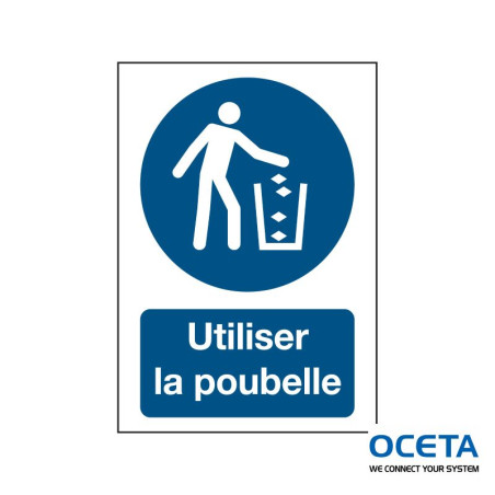 M/M030/FR622/TM-148X210-1 Signalisation ISO - Utiliser la poubelle