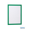 WALL DISPLAY MAGNETIC OPENING A4 GREEN/2 Cadre aimanté A4 vert