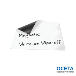 MAGNETIC WRITE ON/WIPE OFF A4 SHEET WH Film magnétique “Write-on