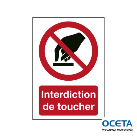 P/P010/FR371/TWM-148X210-1   Interdiction de toucher