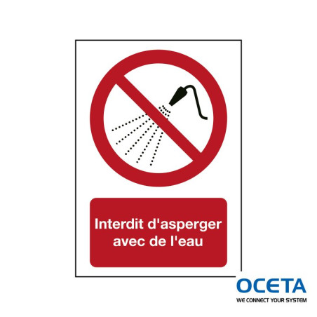 P/P016/FR626/TWM-148X210-1   Interdit d'asperger avec de l'eau