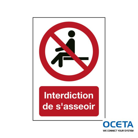 P/P018/FR370/TWM-148X210-1   Interdiction de s'asseoir