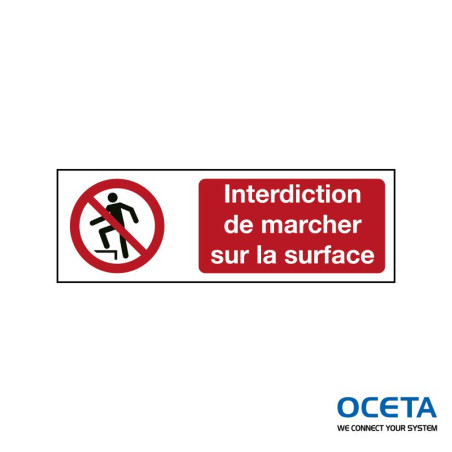 P/P019/FR368/TWM-150X50-1   Interdiction de marcher sur la surface