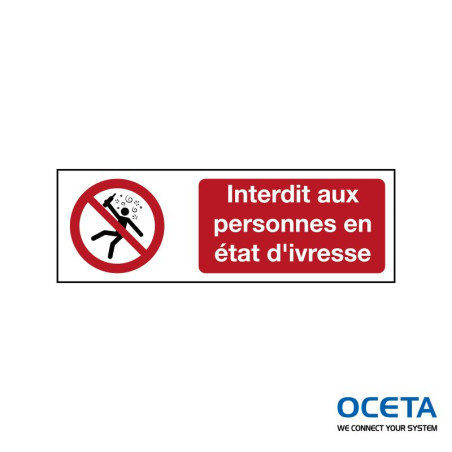 P/P043/FR618/TWM-150X50-1   Interdit aux personnes en état d'ivresse