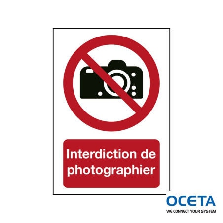 P/P029/FR297/TW-148X210-1   Interdiction de photographier