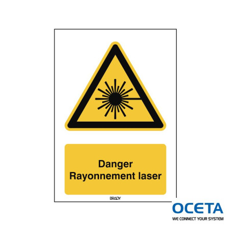 Signalisation ISO - Danger Rayonnement laser